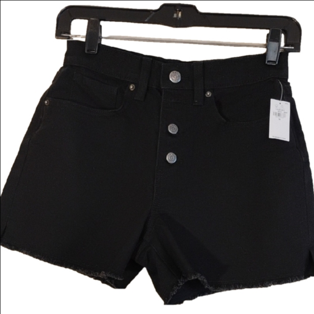 Old Navy Girls Size 14 NWT Black High Rise Shorts. Great For Summer!